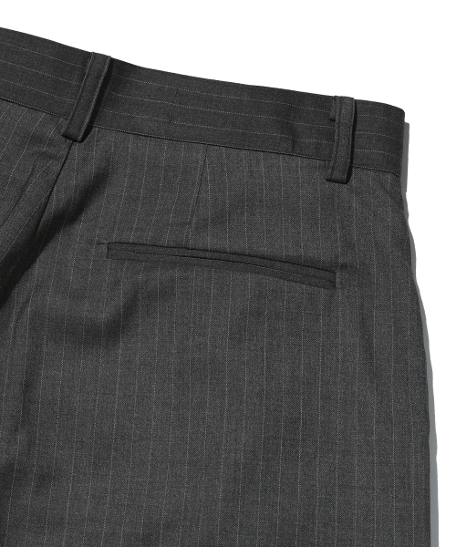 suade（スエード）の「TWO TUCK STRIPE SLACKS [GRAY]（スラックス・レディース・その他・MEDIUM/LARGE/SMALL）」の9枚目の写真