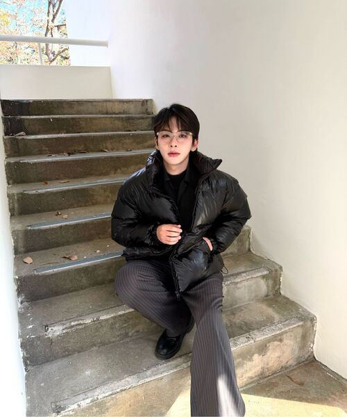 suade（スエード）の「TWO TUCK STRIPE SLACKS [GRAY]（スラックス・レディース・その他・MEDIUM/LARGE/SMALL）」の12枚目の写真