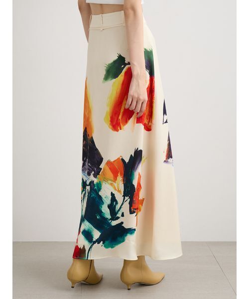 MIESROHE（ミースロエ）の「ベルテッドナロースカート（スカート・レディース・ブラック/アイボリー・1/0）」の13枚目の写真