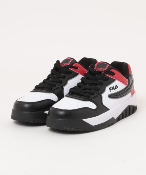 FILA(フィラ)の「【FILA】Tattica3(スニーカー・メンズ・ブラック×レッド・25.5cm/26.0cm/26.5cm/27.0cm/28.0cm/29.0cm)」の1枚目の写真