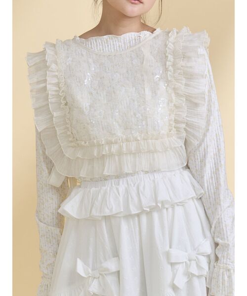 frillfrill スパンコールカラー（付け襟）｜merry jenny（メリー