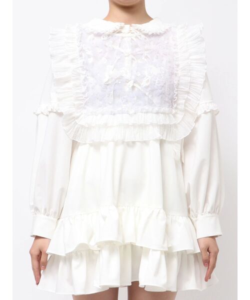 merry jenny(メリージェニー)の「frillfrill スパンコールカラー(付け襟・レディース・オフホワイト/ライトブルー/アイボリー・FREE)」の7枚目の写真