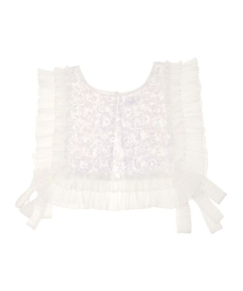 merry jenny(メリージェニー)の「frillfrill スパンコールカラー(付け襟・レディース・オフホワイト/ライトブルー/アイボリー・FREE)」の9枚目の写真