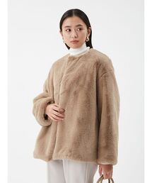 Mila Owen | 【NEW YEAR'S SPECIAL ITEM】リバーシブルエコファージャケット(ブルゾン)