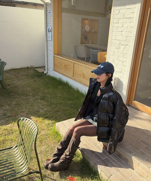 GRAYBLVD(グレイブラバット)の「バログロッシーショートダウンGIDJP02(ブラック)(ダウンジャケット/コート・レディース・その他・MEDIUM/LARGE)」の16枚目の写真