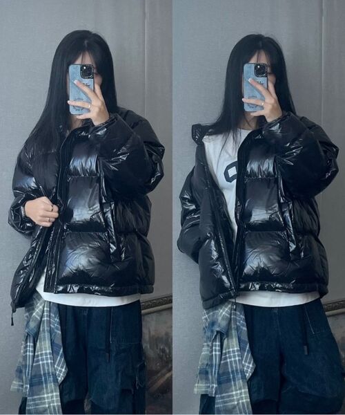 GRAYBLVD(グレイブラバット)の「バログロッシーショートダウンGIDJP02(ブラック)(ダウンジャケット/コート・レディース・その他・MEDIUM/LARGE)」の17枚目の写真