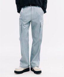 VASTIC（バスティック）の「レザーカーゴパンツ_スカイブルー（その他パンツ）」