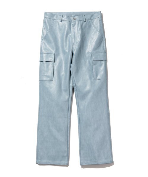 VASTIC(バスティック)の「レザーカーゴパンツ_スカイブルー(その他パンツ・メンズ・その他・MEDIUM/X-LARGE/LARGE)」の2枚目の写真
