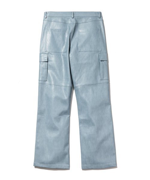 VASTIC(バスティック)の「レザーカーゴパンツ_スカイブルー(その他パンツ・メンズ・その他・MEDIUM/X-LARGE/LARGE)」の3枚目の写真