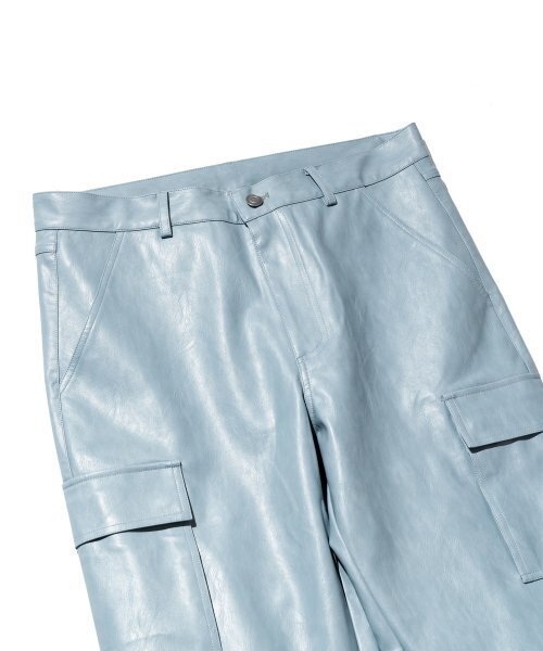 VASTIC(バスティック)の「レザーカーゴパンツ_スカイブルー(その他パンツ・メンズ・その他・MEDIUM/X-LARGE/LARGE)」の5枚目の写真