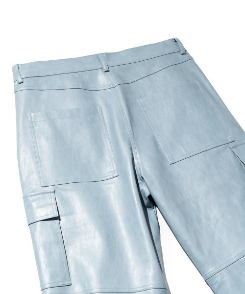 VASTIC(バスティック)の「レザーカーゴパンツ_スカイブルー(その他パンツ・メンズ・その他・MEDIUM/X-LARGE/LARGE)」の7枚目の写真