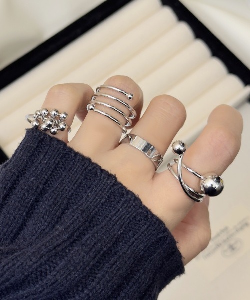 ニュアンスデザインマルチリングセット 4点セット(MA/EK480)（リング