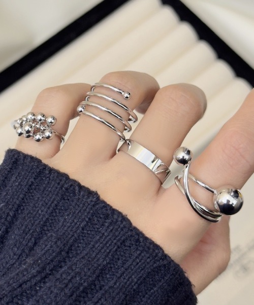 ニュアンスデザインマルチリングセット 4点セット(MA/EK480)（リング