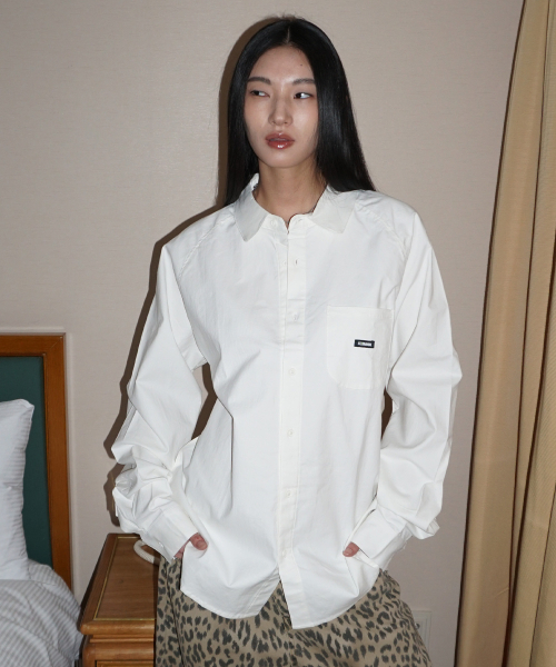 FIELDMANUAL(フィールドマニュアル)の「ラグランシャツ ホワイト(シャツ/ブラウス・メンズ・その他・SMALL/MEDIUM/LARGE)」の2枚目の写真