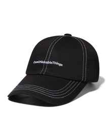 BUTDEEP（バッドディープ）の「REFRESH CORE CURVED CAP-BLACK STITCH（キャップ）」