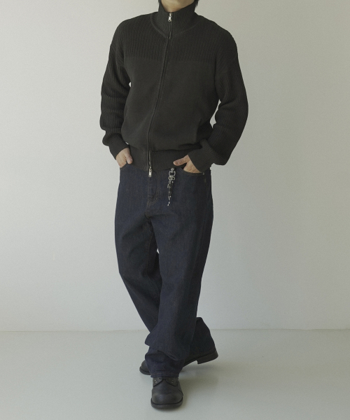 SIIIIDO（シド）の「JONAH PF SILHOUETTE SELVEDGE RAW DENIM #1（デニムパンツ・メンズ・その他・1/2/0/3/4）」の5枚目の写真