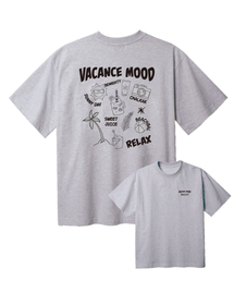 BEMIGHTY（ビーマイティー）の「Vacation Drawing Overfit Short Sleeve T-shirt [Melange Gray]（Tシャツ/カットソー）」