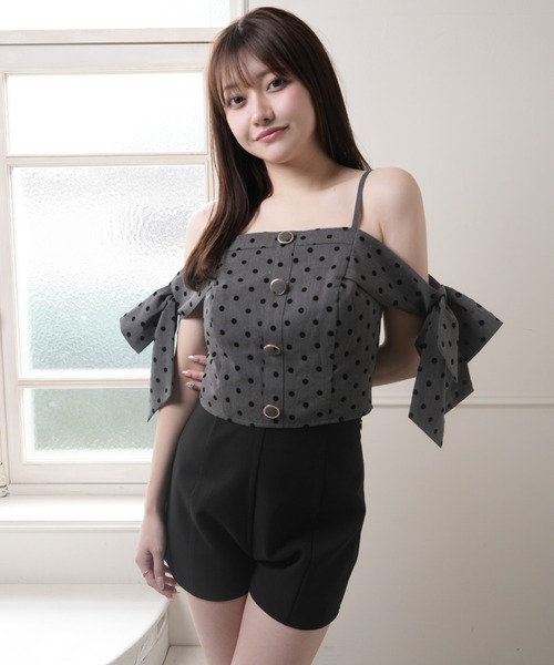 LIPSERVICE(リップサービス)の「2wayティアードロングスカート(スカート・レディース・ピンク/アイボリー/ブラック・S/M)」の22枚目の写真