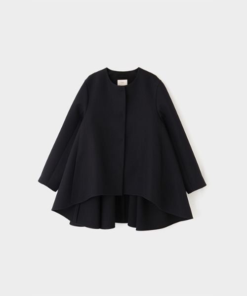 LE PHIL ルフィル アンサンブル 黒 ル フィル エアーウールボンディングショートコート ルフィル le phil