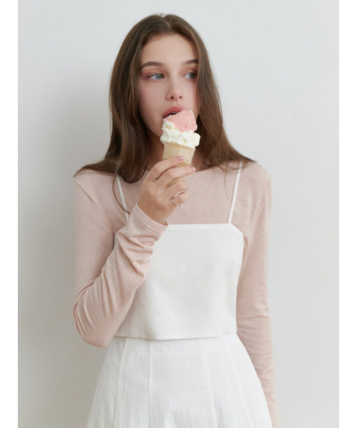 RE_L(リエル)の「Smoothie tencel t-shirt (pink)(Tシャツ/カットソー・レディース・その他・FREE)」の8枚目の写真