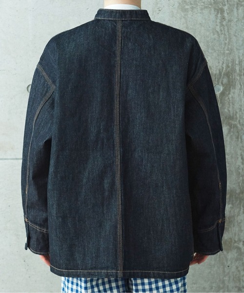 PAR ICI（パーリッシィ）の「12.5OZデニム カバーオール (サックスブルー)（カバーオール・レディース・サックスブルー・M/S）」の22枚目の写真