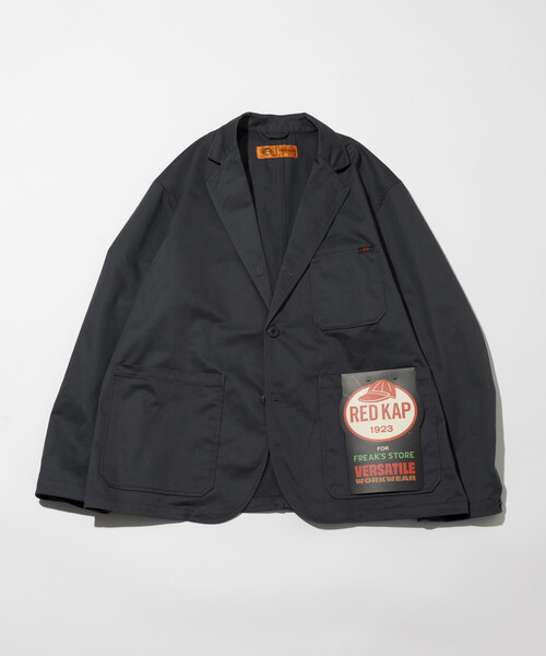 RED KAP(レッドキャップ)の「テーラードジャケット(テーラードジャケット・メンズ・チャコールグレー・MEDIUM)」の3枚目の写真