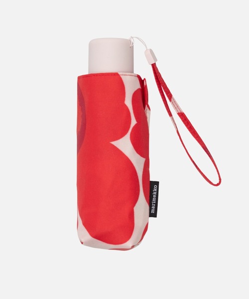 marimekko(マリメッコ)の「Unikko / Mini Manual folding umbrella(折りたたみ傘・レディース・レッド/ホワイト・FREE)」の1枚目の写真