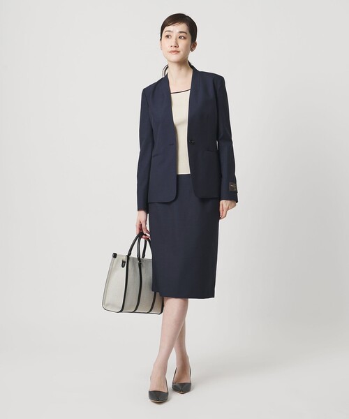 ユナイテッドアローズ　CANONICO ノーラペル セットアップ Vitale Barberis Canonico ノーラペルジャケット 26SS（テーラード