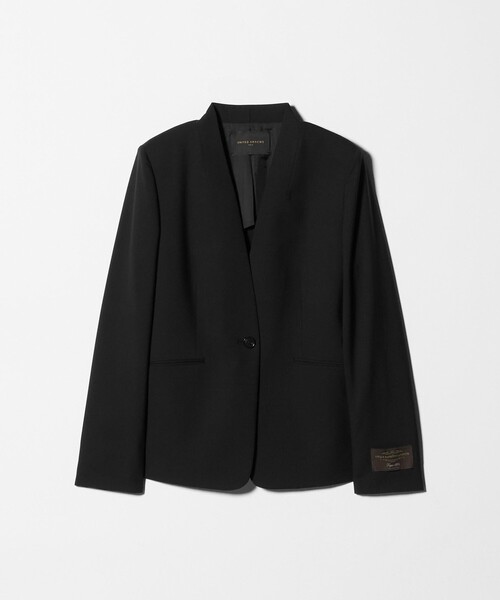 UNITED ARROWS(ユナイテッドアローズ)の「Vitale Barberis Canonico ノーラペルジャケット 26SS(テーラードジャケット・レディース・ネイビー/ブラック/モカ/ダークグレー・34/36/38/40)」の17枚目の写真
