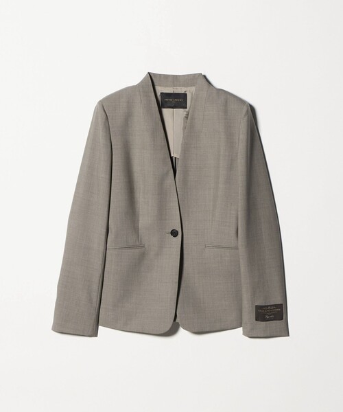 UNITED ARROWS(ユナイテッドアローズ)の「Vitale Barberis Canonico ノーラペルジャケット 26SS(テーラードジャケット・レディース・ネイビー/ブラック/モカ/ダークグレー・34/36/38/40)」の22枚目の写真