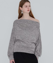 coca（coca）（コカ）の「微起毛オフショルダートップス（Tシャツ/カットソー・レディース）」