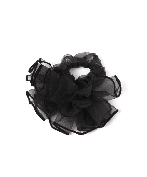 studio CLIP（スタディオクリップ）の「シアープリーツシュシュ（シュシュ・レディース・ブラック/カーキ/ブラウン系その他・FREE）」の7枚目の写真