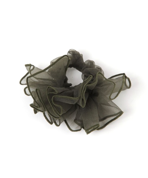 studio CLIP（スタディオクリップ）の「シアープリーツシュシュ（シュシュ・レディース・ブラック/カーキ/ブラウン系その他・FREE）」の9枚目の写真