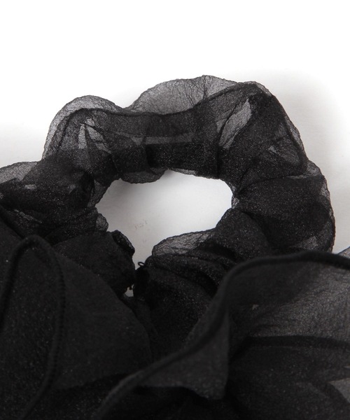 studio CLIP（スタディオクリップ）の「シアープリーツシュシュ（シュシュ・レディース・ブラック/カーキ/ブラウン系その他・FREE）」の10枚目の写真