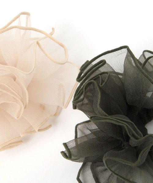 studio CLIP（スタディオクリップ）の「シアープリーツシュシュ（シュシュ・レディース・ブラック/カーキ/ブラウン系その他・FREE）」の12枚目の写真