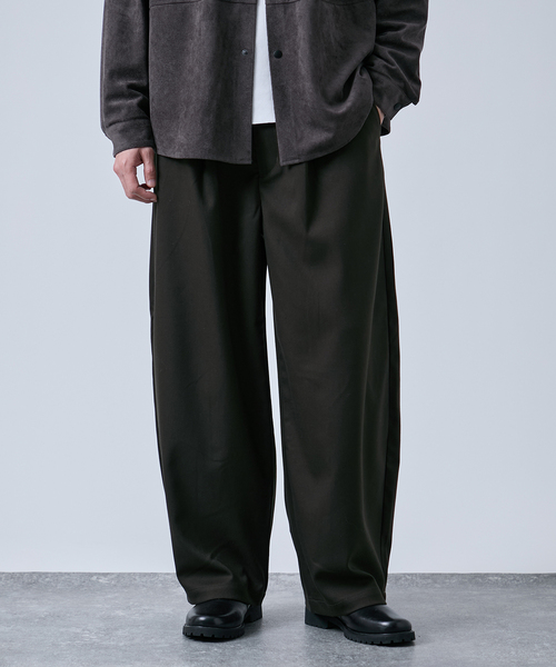 RED KAP(レッドキャップ)の「RED KAP別注 TR バレルレッグワイドスラックス(スラックス・メンズ・オリーブ/グレー/ネイビー・LARGE/MEDIUM)」の9枚目の写真