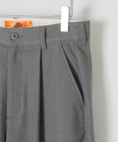 RED KAP(レッドキャップ)の「RED KAP別注 TR バレルレッグワイドスラックス(スラックス・メンズ・オリーブ/グレー/ネイビー・LARGE/MEDIUM)」の18枚目の写真