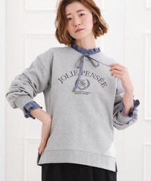 grove | 刺繍ロゴ裏毛スウェットプルオーバー(スウェット)