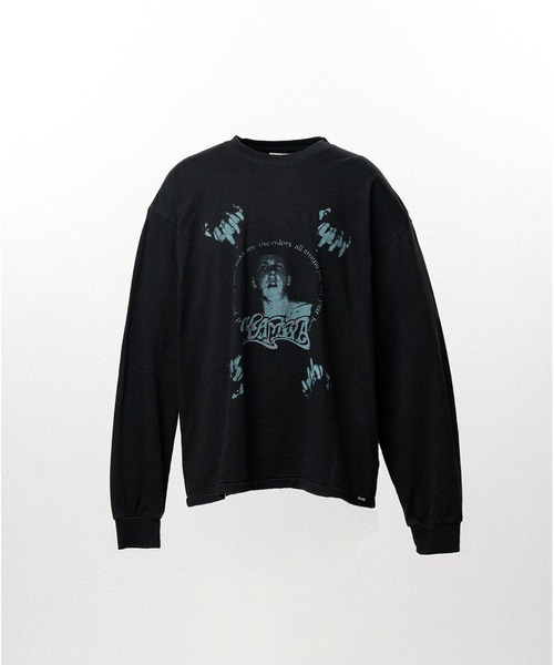 KAMIYA（カミヤ）の「"JEALOUSY BOY" Long-Sleeve T-shirt（Tシャツ/カットソー・メンズ・ブラック/ホワイト・S/M/L）」の2枚目の写真