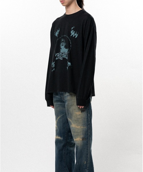 KAMIYA（カミヤ）の「"JEALOUSY BOY" Long-Sleeve T-shirt（Tシャツ/カットソー・メンズ・ブラック/ホワイト・S/M/L）」の9枚目の写真