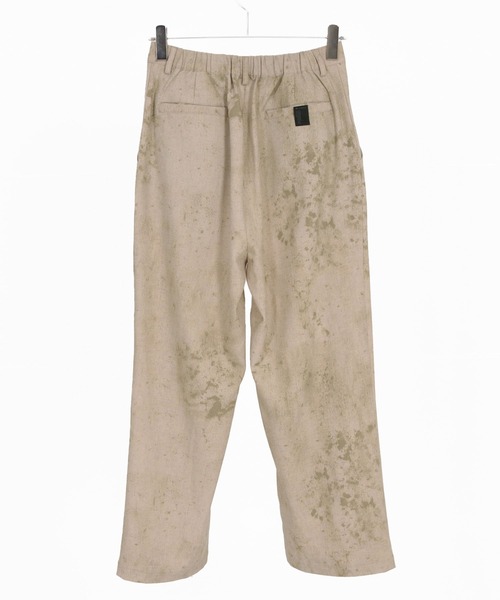 CAMBIO(カンビオ)の「mp14476- Uneven Dye Like Jacquard Two Tuck Pants 2タックパンツ(PF-261-003)(その他パンツ・メンズ・チャコール/アイボリー・L/M)」の11枚目の写真