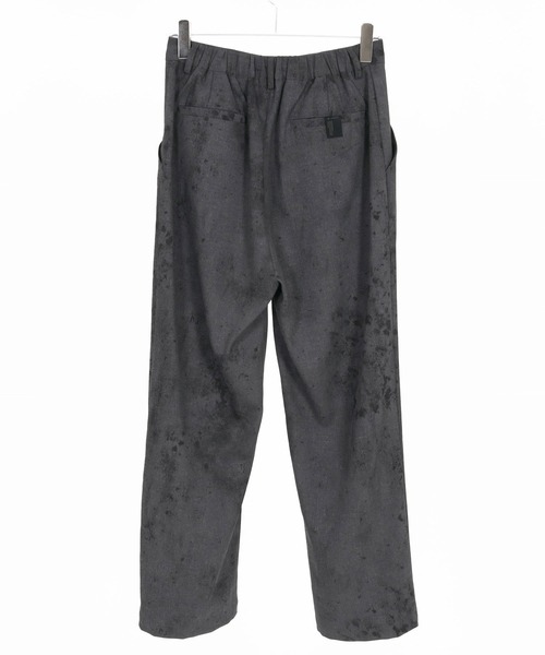 CAMBIO(カンビオ)の「mp14476- Uneven Dye Like Jacquard Two Tuck Pants 2タックパンツ(PF-261-003)(その他パンツ・メンズ・チャコール/アイボリー・L/M)」の14枚目の写真