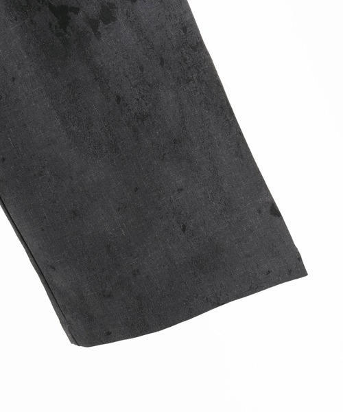 CAMBIO(カンビオ)の「mp14476- Uneven Dye Like Jacquard Two Tuck Pants 2タックパンツ(PF-261-003)(その他パンツ・メンズ・チャコール/アイボリー・L/M)」の18枚目の写真