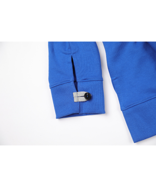 Monkey Flower(モンキーフラワー)の「女性用ラグランルーズフィットフードTシャツ/SF7WHD02F BLUE(パーカー・レディース・その他・FREE)」の4枚目の写真