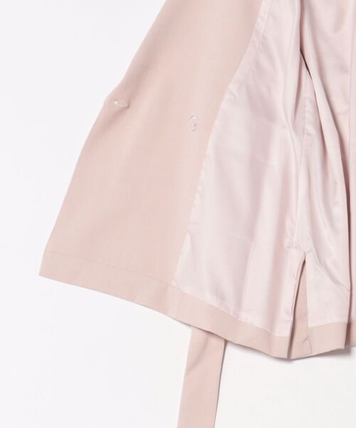 REDYAZEL（レディアゼル）の「【セットアップ可能】ベルテッドダブルジャケット（テーラードジャケット・レディース・ピンク/グレー・FREE）」の14枚目の写真