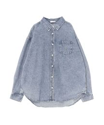 CROSS POINTケミカルデニムシャツ