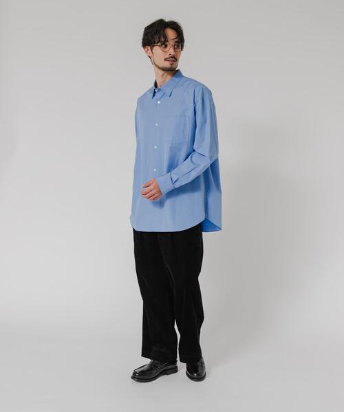 THOMAS MASON(トーマス メイソン)の「THOMAS MASON OVER SHIRTS(シャツ/ブラウス・メンズ・ホワイト系その他/ホワイト/ブルー/ブルー系その他/ロイヤルブルー・SMALL/X-LARGE/LARGE/MEDIUM)」の11枚目の写真