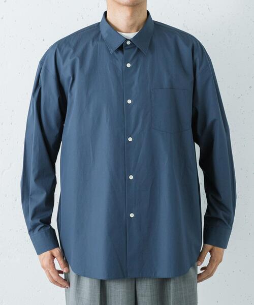 THOMAS MASON(トーマス メイソン)の「THOMAS MASON OVER SHIRTS(シャツ/ブラウス・メンズ・ホワイト系その他/ホワイト/ブルー/ブルー系その他/ロイヤルブルー・SMALL/X-LARGE/LARGE/MEDIUM)」の20枚目の写真