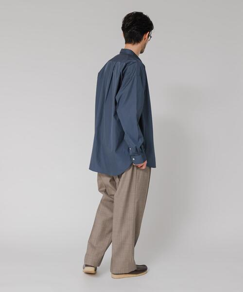 THOMAS MASON（トーマス メイソン）の「THOMAS MASON OVER SHIRTS（シャツ/ブラウス・メンズ・ホワイト系その他/ホワイト/ブルー/ブルー系その他/ロイヤルブルー・SMALL/X-LARGE/LARGE/MEDIUM）」の6枚目の写真