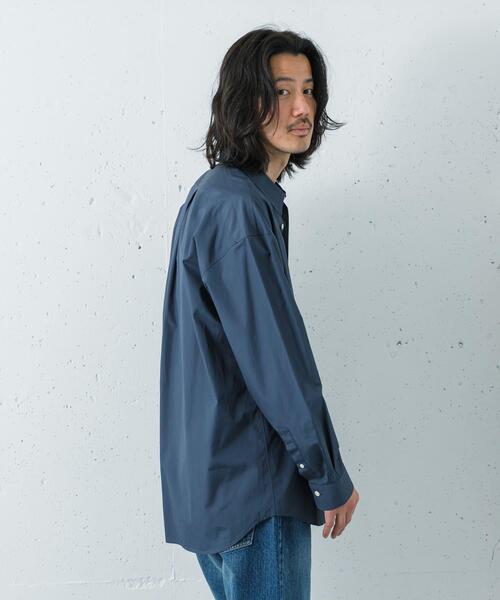 THOMAS MASON（トーマス メイソン）の「THOMAS MASON OVER SHIRTS（シャツ/ブラウス・メンズ・ホワイト系その他/ホワイト/ブルー/ブルー系その他/ロイヤルブルー・SMALL/X-LARGE/LARGE/MEDIUM）」の7枚目の写真